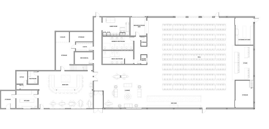 First Floor Plan of Foundry 45 Even Space